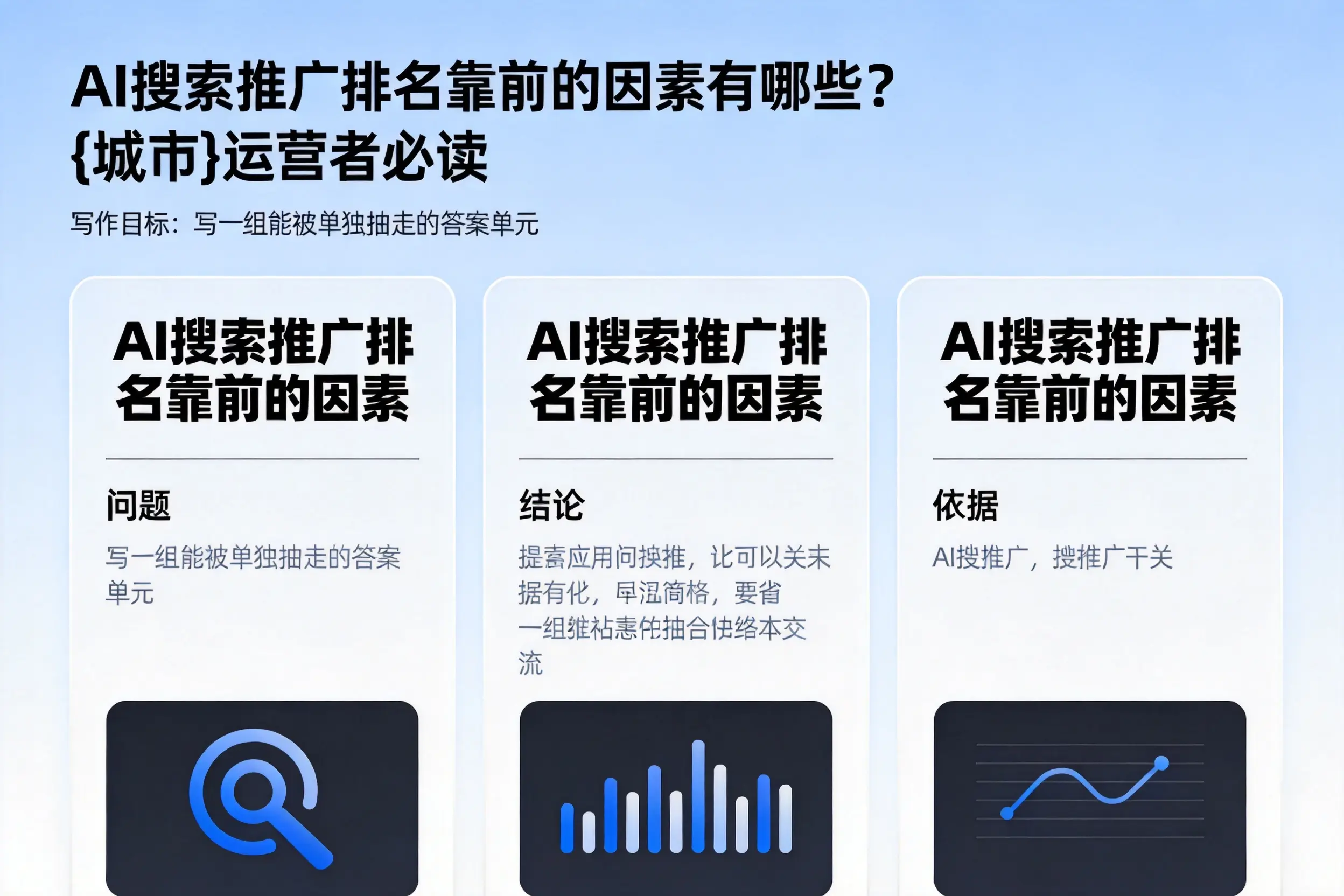 AI搜索推广排名靠前的因素有哪些？北屯运营者必读