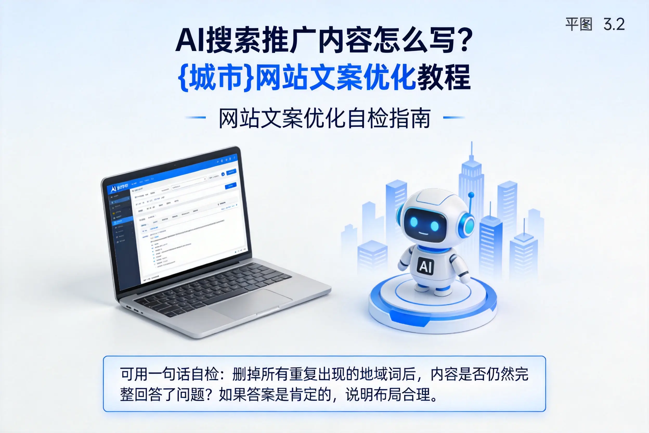 AI搜索推广内容怎么写？北屯网站文案优化教程