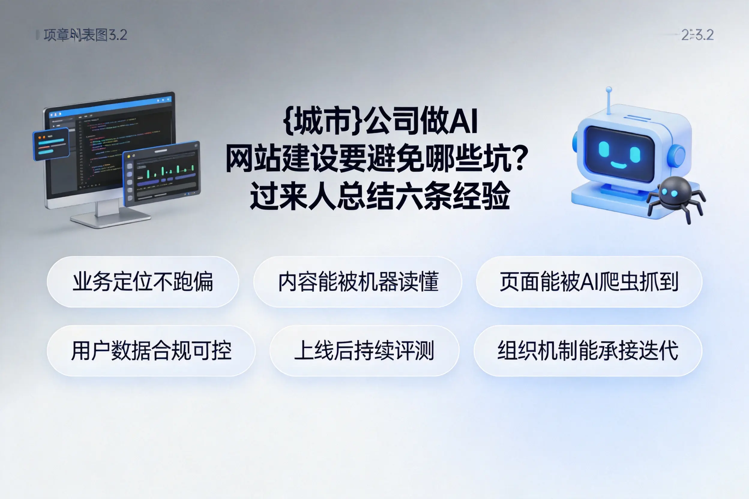 北屯公司做AI网站建设要避免哪些坑？过来人总结六条经验