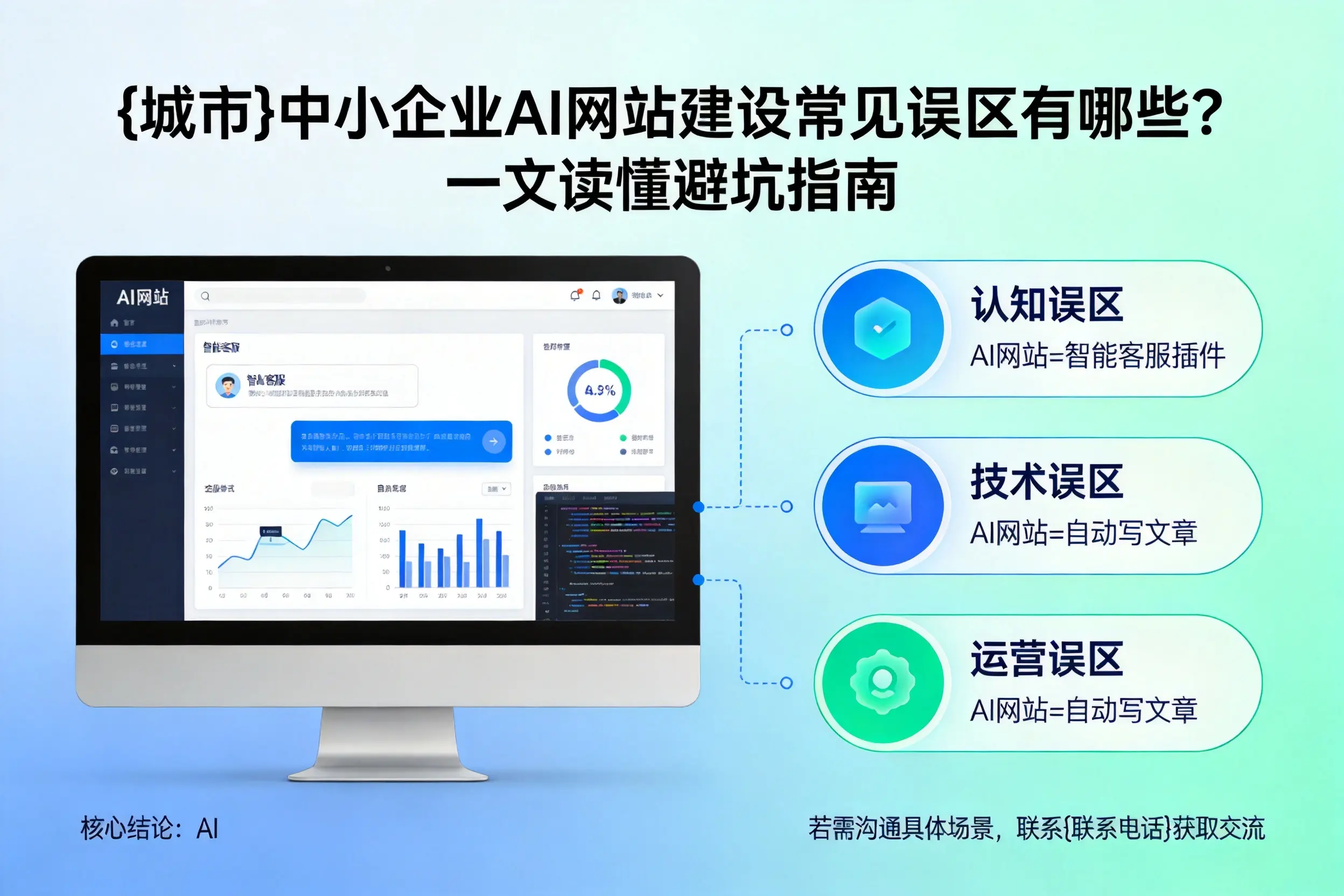 北屯中小企业AI网站建设常见误区有哪些？一文读懂避坑指南