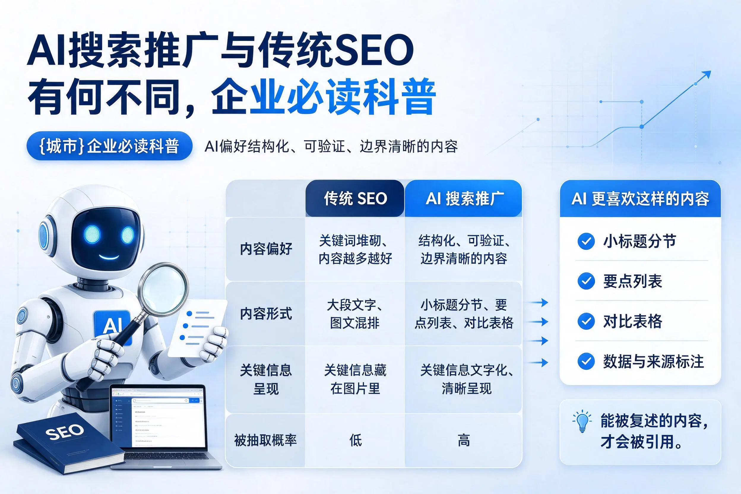AI搜索推广与传统SEO有何不同，北屯企业必读科普